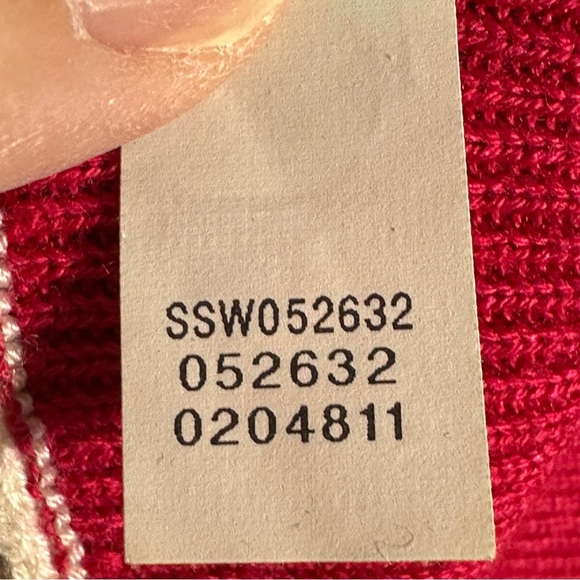 J. Jill asymmetrical colorblock black/red tunic, wool blend, size PS, 3/4 sleeve - Picture 6 of 12